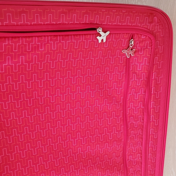 Tumi Jonathan Adler Vapor Extended Trip Packing Case 31" in Pink Cheveron - Picture 11 of 12
